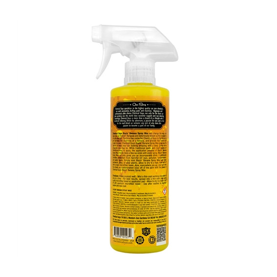 Chemical Guys WAC21516 - Blazin' Banana Spray Wax Natural Carnauba Spray Gloss
