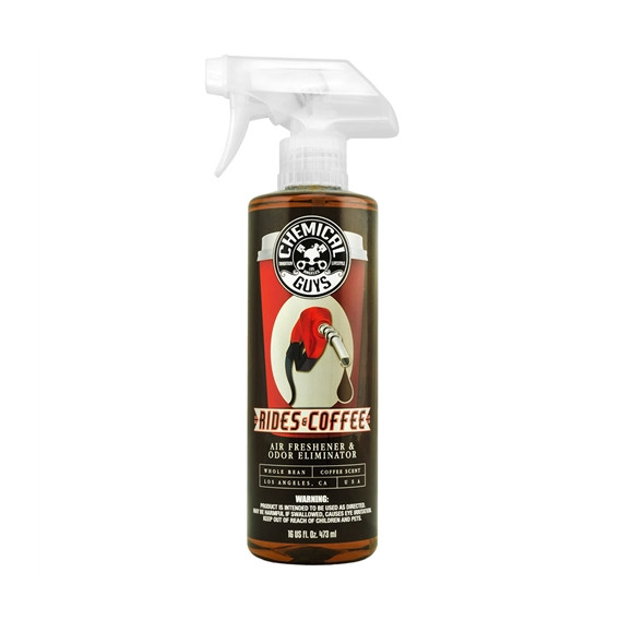Chemical Guys AIR23616 - Rides and Coffee Scent Premium Air Freshener and Odor Eliminator
