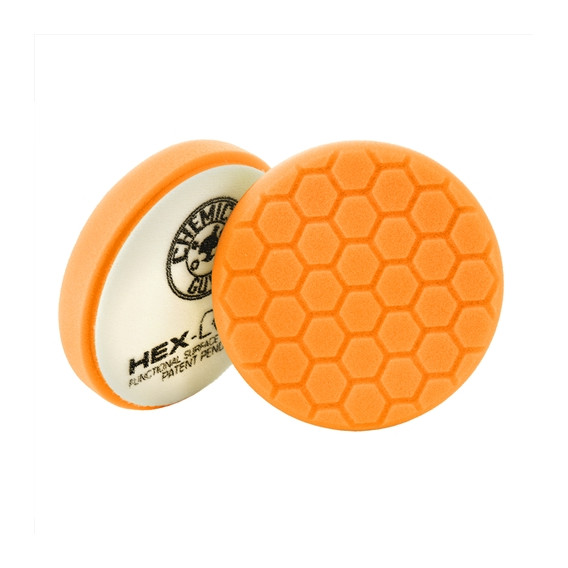 Chemical Guys BUFX_102HEX4 - Hex-Logic Medium-Heavy Cutting Pad, Orange (4 Inch)