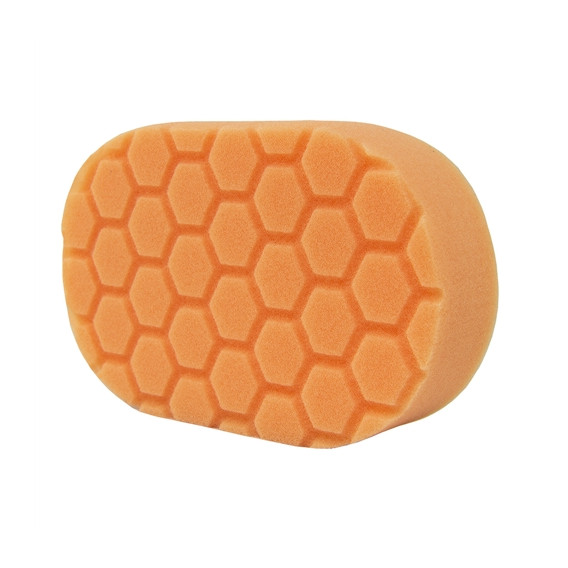 Chemical Guys BUFX_201 - Hex-Logic Medium Cutting Hand Applicator Pad, Orange