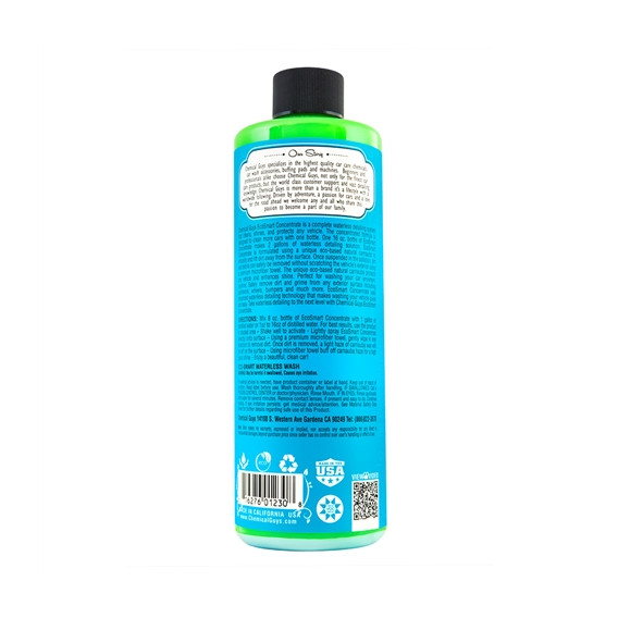 Chemical Guys WAC_707_16 - EcoSmart - Hyper Concentrated Waterless Car Wash & Wax