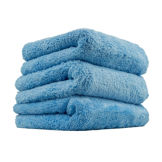 Chemical Guys MIC35001 - Happy Ending Edgeless Microfiber Towel, Blau 40x40cm