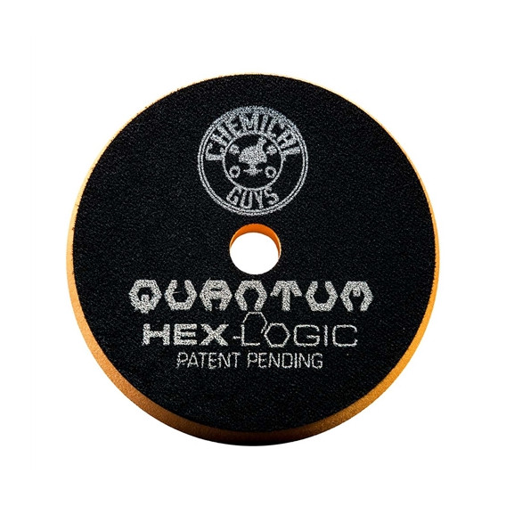 Chemical Guys BUFX112HEX5 - Hex-Logic Quantum Medium-Heavy Cutting Pad, Orange (5.5 Inch)