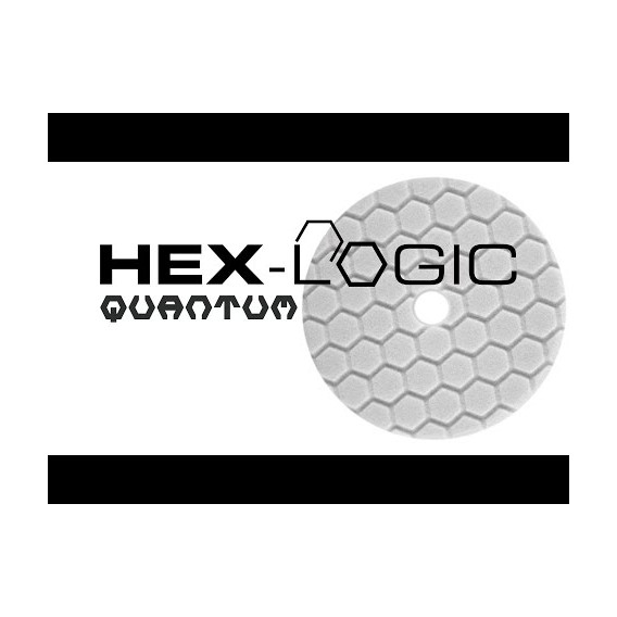 Chemical Guys BUFX114HEX5 - Hex-Logic Quantum Light-Medium Polishing Pad, White (5.5 Inch)