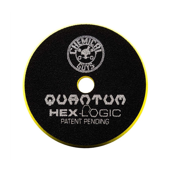 Chemical Guys BUFX111HEX6 - Hex-Logic Quantum Heavy Cutting Pad, Gelb