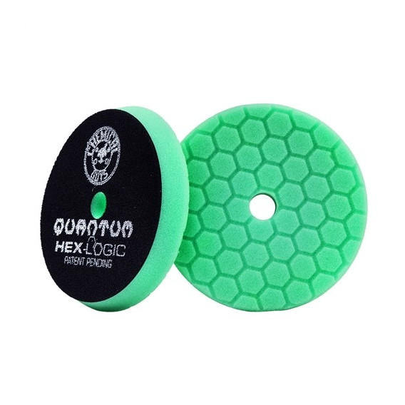 Chemical Guys BUFX113HEX5 - Hex-Logic Quantum Heavy Polishing Pad, Green (5.5 Inch)