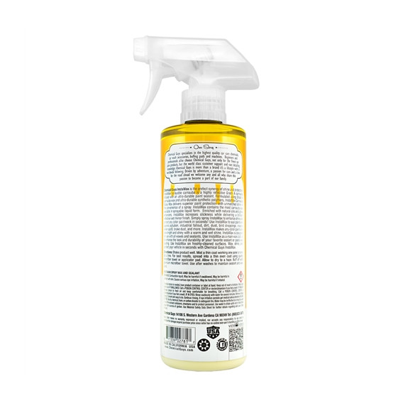 Chemical Guys WAC20916 - InstaWax Liquid Carnauba Shine and Protection Spray