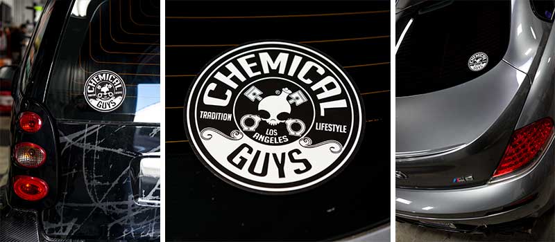 Chemical Guys LAB115 - Chemical Guys Logo Sticker, Circle (5")