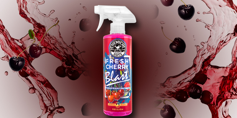Chemical Guys AIR22816 - Fresh Cherry Blast Scent Premium Air Freshener & Odor Eliminator (16 oz)