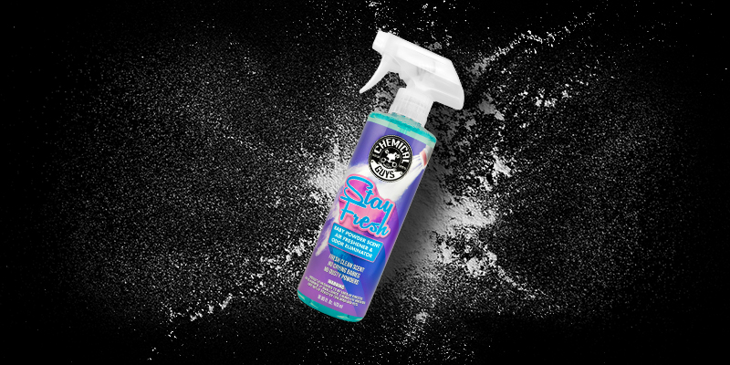 Chemical Guys AIR23416 - Stay Fresh Baby Powder Scented Premium Air Freshener and Odor Eliminator